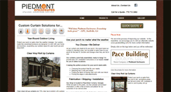 Desktop Screenshot of piedmontenclosures.com
